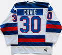 Jim Craig Signed Twice Team USA Ice Hockey Jersey (JSA)