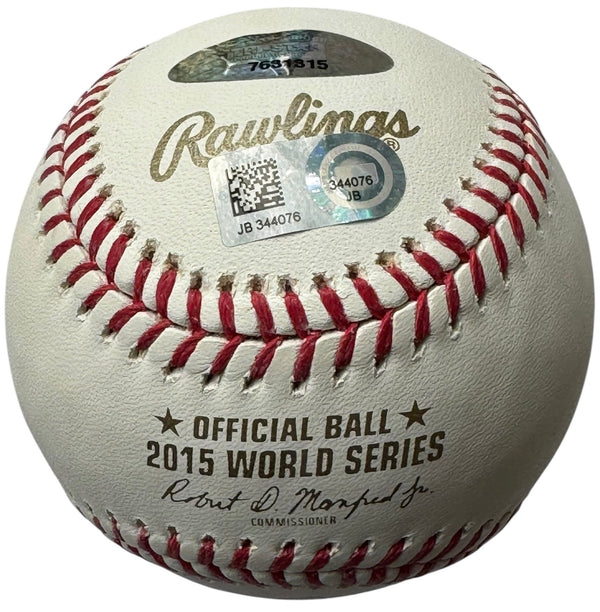 Alcides Escobar Autographed Official 2015 World Series Baseball (Tristar/MLB)