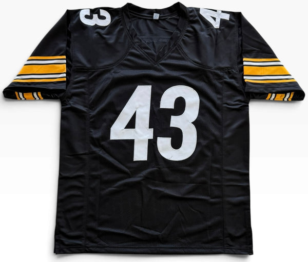 Troy Polamalu Autographed Wilson Steelers Custom Jersey (Total Sports)