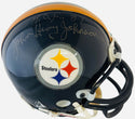 John Henry Johnson Autographed Steelers Mini Helmet (JSA)