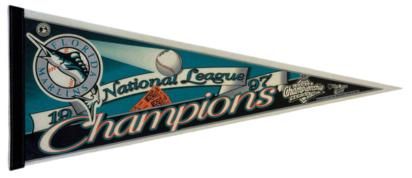 1997 National League Champions Florida Marlins Large Pennant Banner