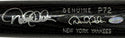 Derek Jeter Autographed Louisville Slugger P72 Black Bat (Steiner)