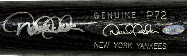 Derek Jeter Autographed Louisville Slugger P72 Black Bat (Steiner)