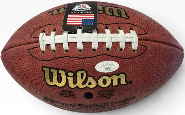 Clinton Portis Autographed Official NFL Football (JSA)