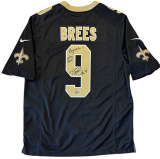 Drew Brees Autographed Saints On Field Nike Jersey (Beckett)