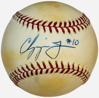 Chipper Jones Autographed Official National League Baseball (JSA)