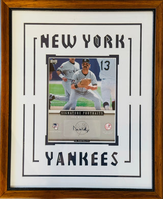 Don Mattingly Autographed Yankees 8x10 Signature Portraits Card Framed (UDA)