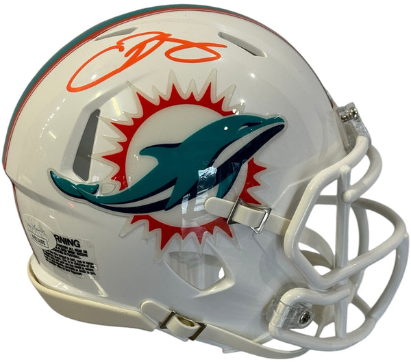 Odell Beckham Jr Autographed Miami Dolphins Speed Mini Helmet (Beckett)