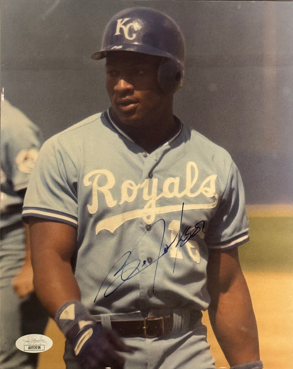 Bo Jackson Autographed 8x10 Royals Photo (JSA)