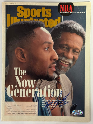 Bill Russell Signed Sports Illustrated November 8 1993