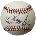 Lou Brock Autographed Official Major League Baseball