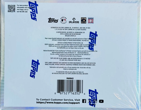 2026 Bowman Chrome Baseball Hobby Box