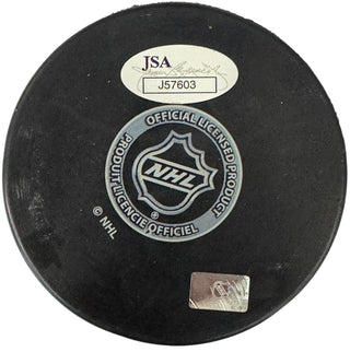 Patrick Marleau Autographed Official Sharks Puck (JSA)