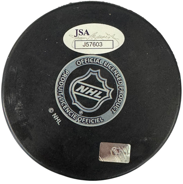 Patrick Marleau Autographed Official Sharks Puck (JSA)