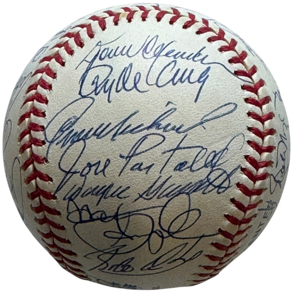 Joe DiMaggio Legends Game Autographed Official American League Baseball