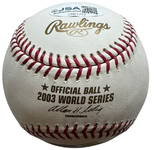 Mariano Rivera Autographed 2003 World Series Baseball (JSA)