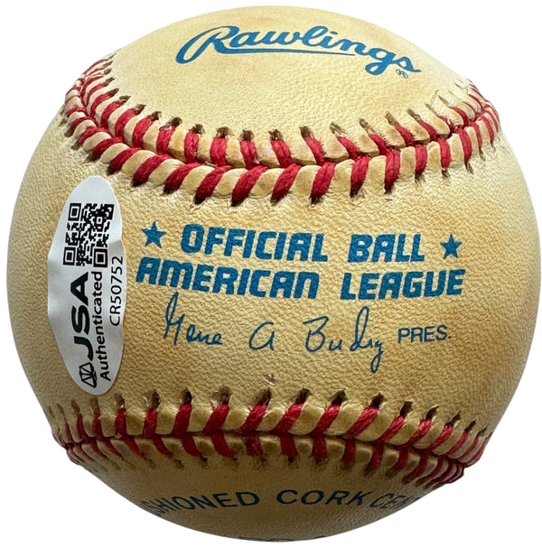 Nolan Ryan Autographed Official American League Baseball (JSA)
