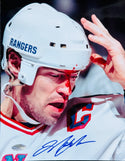 Mark Messier Autographed 8x10 Rangers Hockey Photo (Steiner)