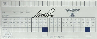 Nick Price Autographed Bellerive Country Club Scorecard (JSA)