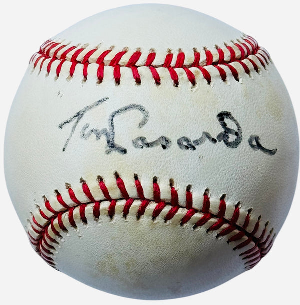 Tom Lasorda Autographed Official National League Baseball (JSA)