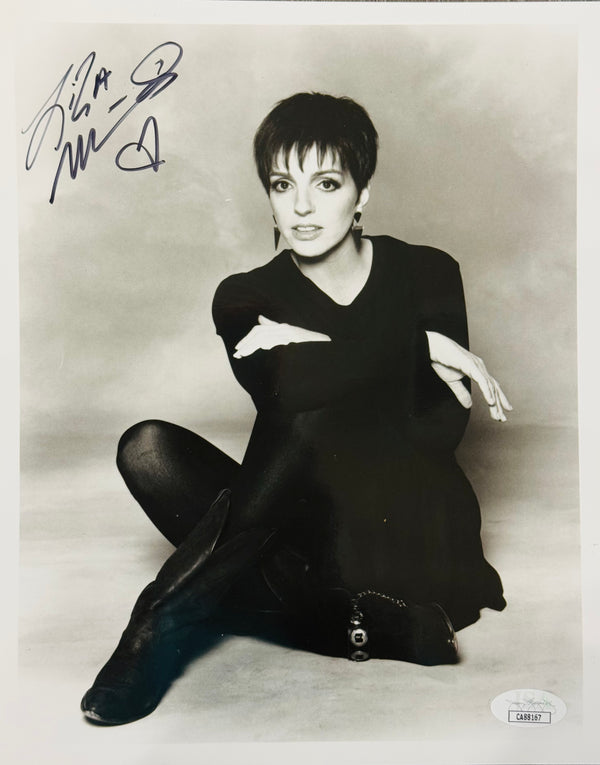 Liza Minnelli Autographed 8x10 Celebrity Photo (JSA)