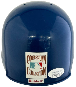 Lew Burdette Ernie Johnson Warren Spahn Autographed  Braves Mini Helmet (JSA)