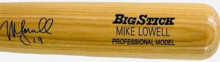 Mike Lowell  Autographed Big Stick Ash Bat