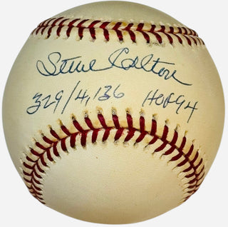Steve Carlton Autographed Official National League Baseball (JSA)