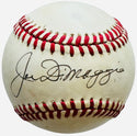 Joe DiMaggio Autographed American League Bobby Brown Baseball (JSA)