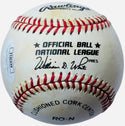 Tom Lasorda Autographed Official National League Baseball (JSA)