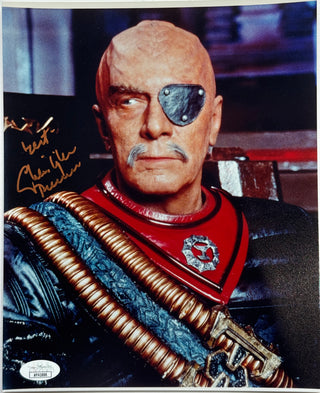 Christopher Plummer Autographed 8x10 Photo Star Trek VI's General Chang (JSA)