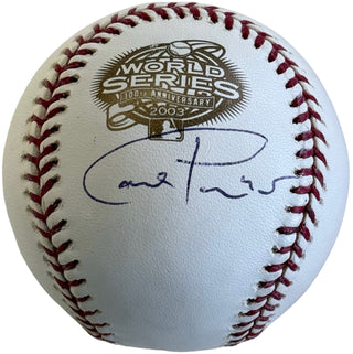 Carl Pavano Autographed 2003 Official World Series Baseball