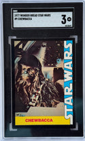 1977 Star Wars Wonder Bread #9 Chewbacca SGC 3