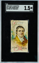 1888 Dukes Cigarettes N79 John Jacob Astor History Of Poor Boys SGC 1.5
