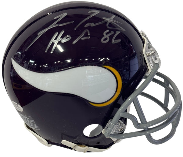 Fran Tarkenton Autographed Minnesota Vikings Mini Helmet (Schwartz Sports)