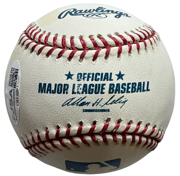 Dennis Martinez Autographed Official Major League Baseball (JSA)