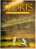 Sports Illustrated Aug 16, 1954 First Issue Complete w/Uncut Baseball Cards and mailer