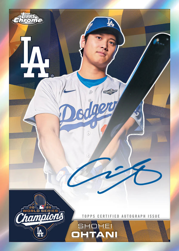 2026 Topps Chrome Baseball Blaster Box (Exclusive BB Seams & Red,White & Blue Refractors)