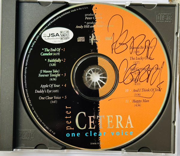 Peter Cetera Autographed CD One Clear Voice (JSA)