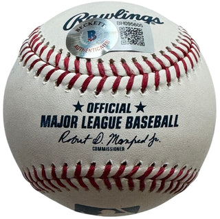 DJ LeMahieu Autographed Official Major League Baseball (Beckett)