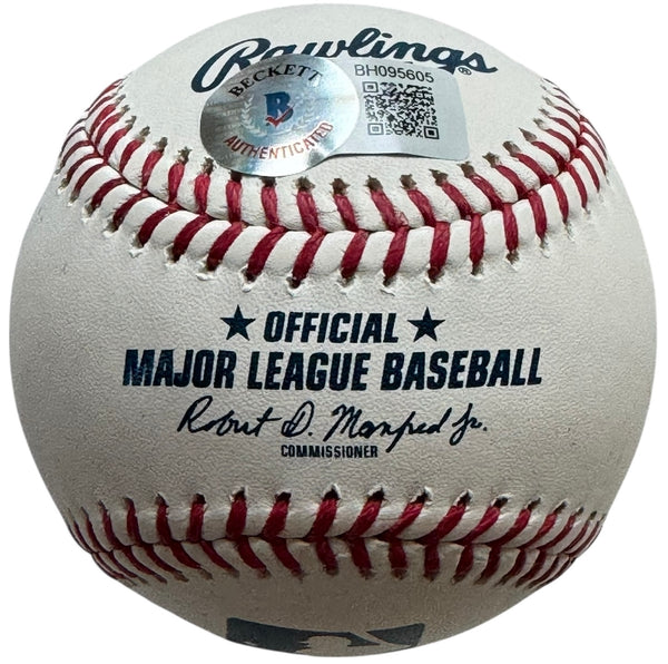 DJ LeMahieu Autographed Official Major League Baseball (Beckett)
