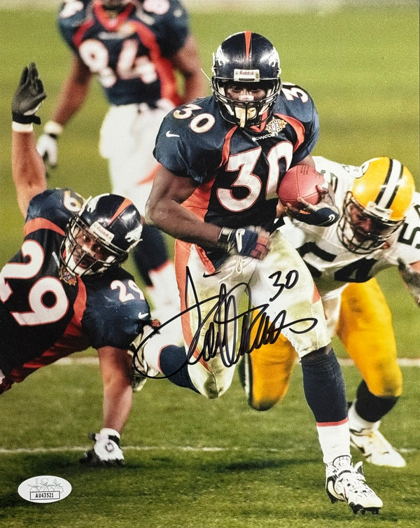 Terrell Davis Autographed Broncos 8x10 Photo (JSA)
