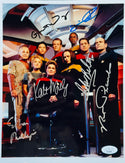Robert Picardo & Others Signed 8x10 Star Trek Voyager Photo (JSA)