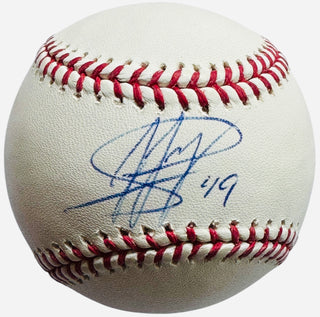 Jair Jurrgens Autographed Official Major League Baseball (PSA)