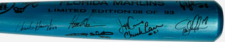 1993 Florida Marlins Inaugural Year Signed Bat LE 08/93