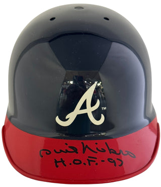 Phil Niekro Autographed Atlanta Braves Mini Helmet