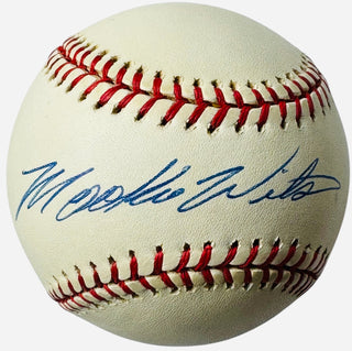 Mookie Wilson Autographed Official Major League Baseball