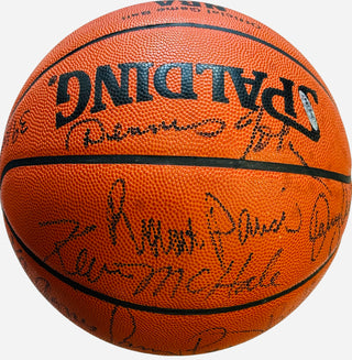 1985-86 Boston Celtics Team Signed Basketball LE 39/500 (UDA & JSA)