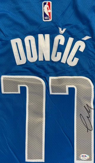 Luka Doncic Autographed Dallas Mavericks Nike Authentic Swingman Jersey (PSA)