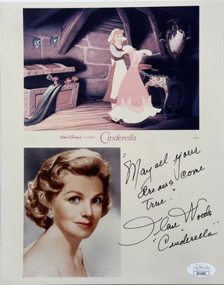 Ilene Woods Autographed 8x10 Photo The Original Voice of Walt Disney's Cinderella (JSA)